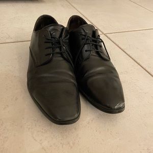 Black Bruno Magli Oxfords